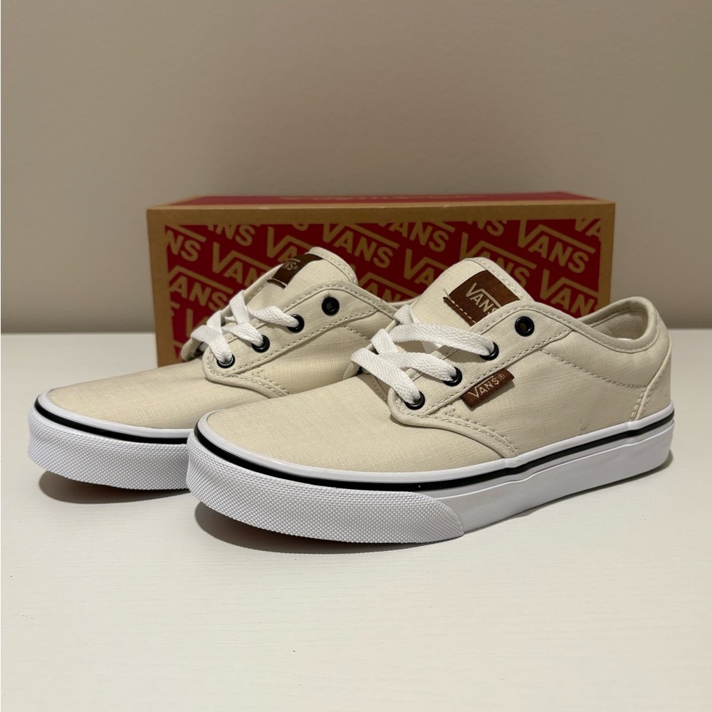 Vans Beige Canvas Low-Tops
